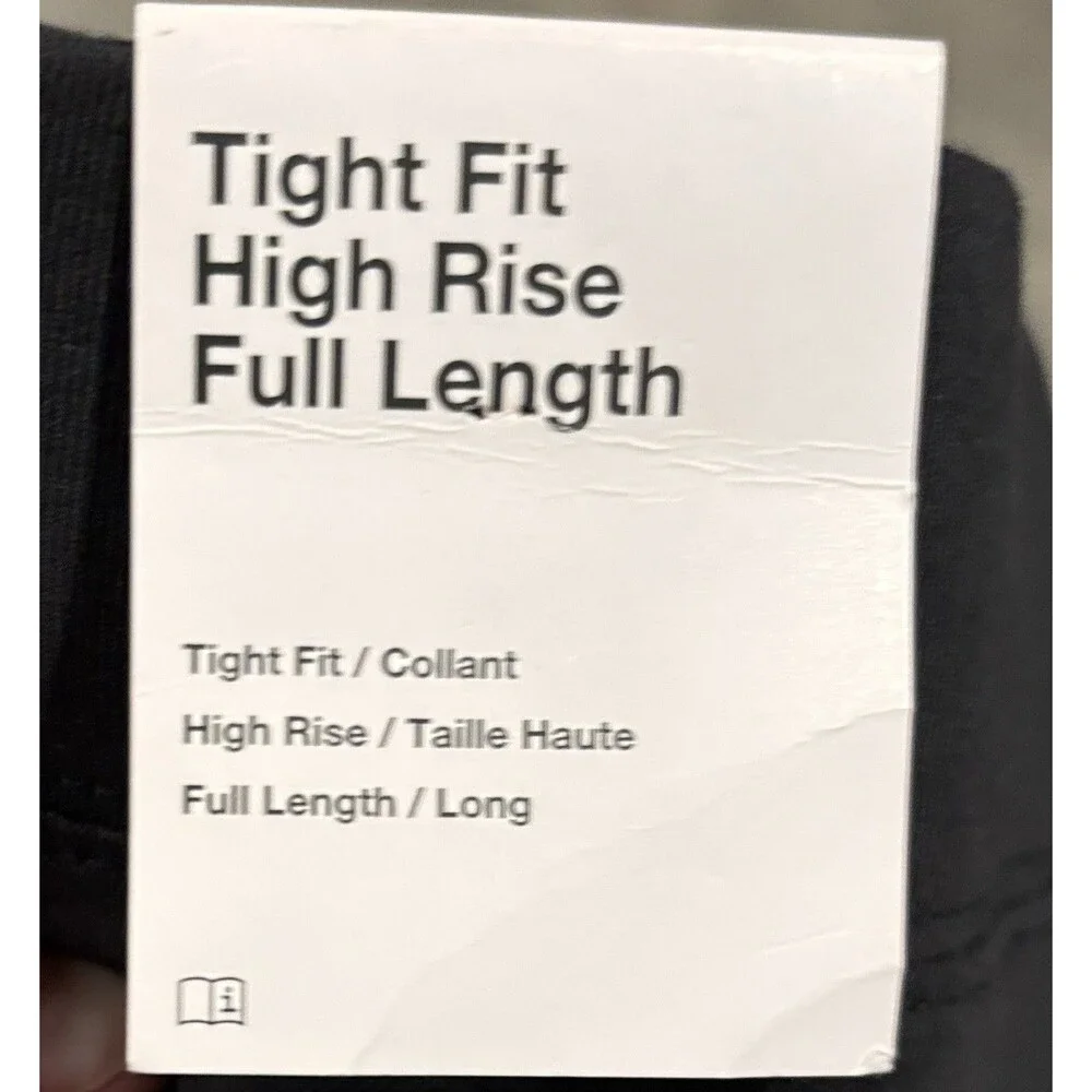 NWT Nike Women’s Tight Fit High Rise Full Length Leggings Black Red Small